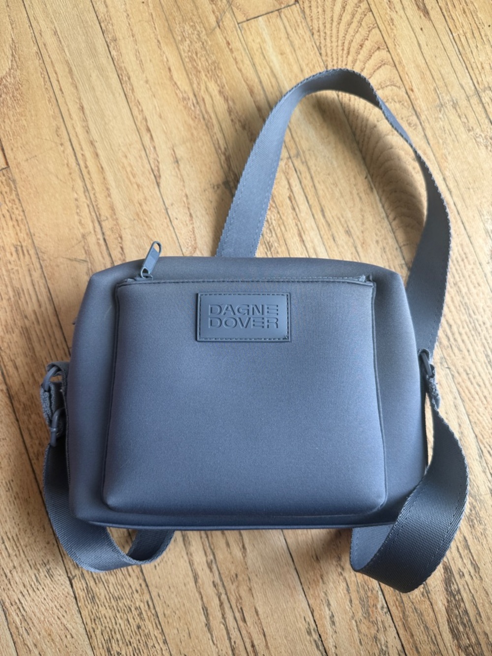 Dagne Dover Neoprene Crossbody Bag in Blue